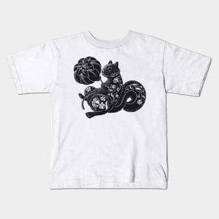 Squirrel and Flower Kids T-Shirt